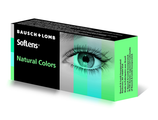 Новые цветные контактные линзы SofLens Natural Colors от Bausch+Lomb ежемесячной замены